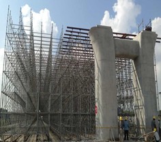 條條大路通羅馬，高架橋腳手架勞苦功高